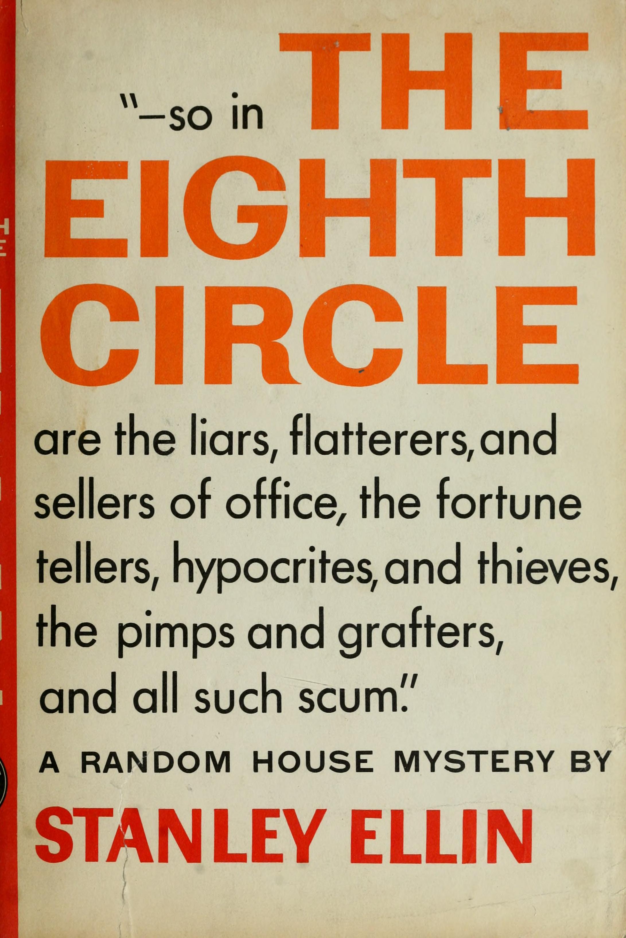 Stanley Ellin: The Eighth Circle (Hardcover, 1958, Random House)